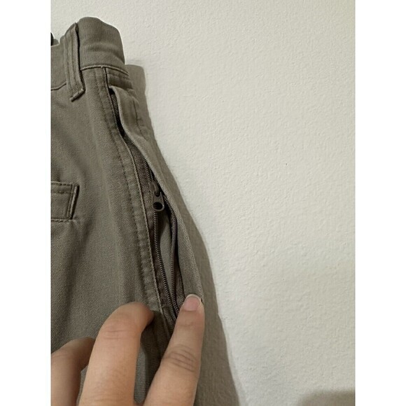 Columbia Sportswear Men's 36 x 34 Khaki Hiking Cargo Utility Work Pants - Picture 5 of 11